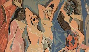 Tableau les demoiselles d'Avignon de Picasso